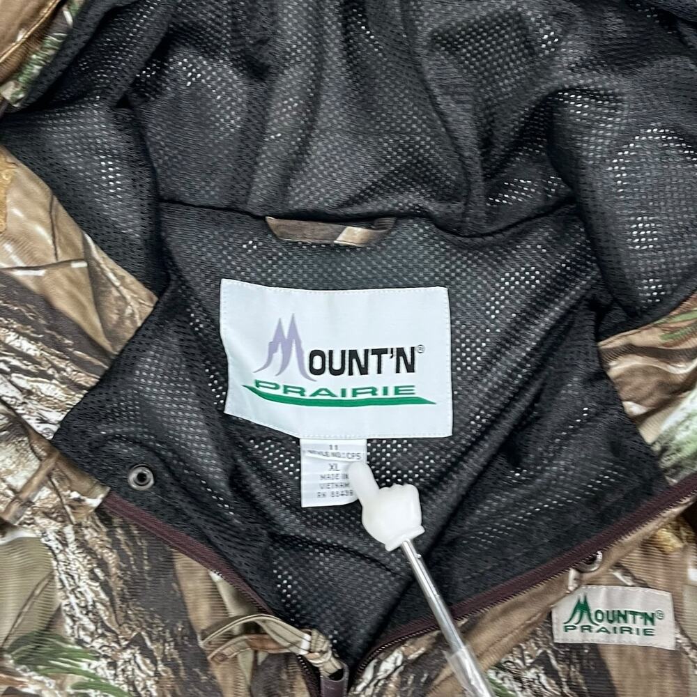 Vintage 90s Realtree AP Jacket Mens XL Hunting Camo Full Zip Mesh Lined Woodland - Picture 3 of 4